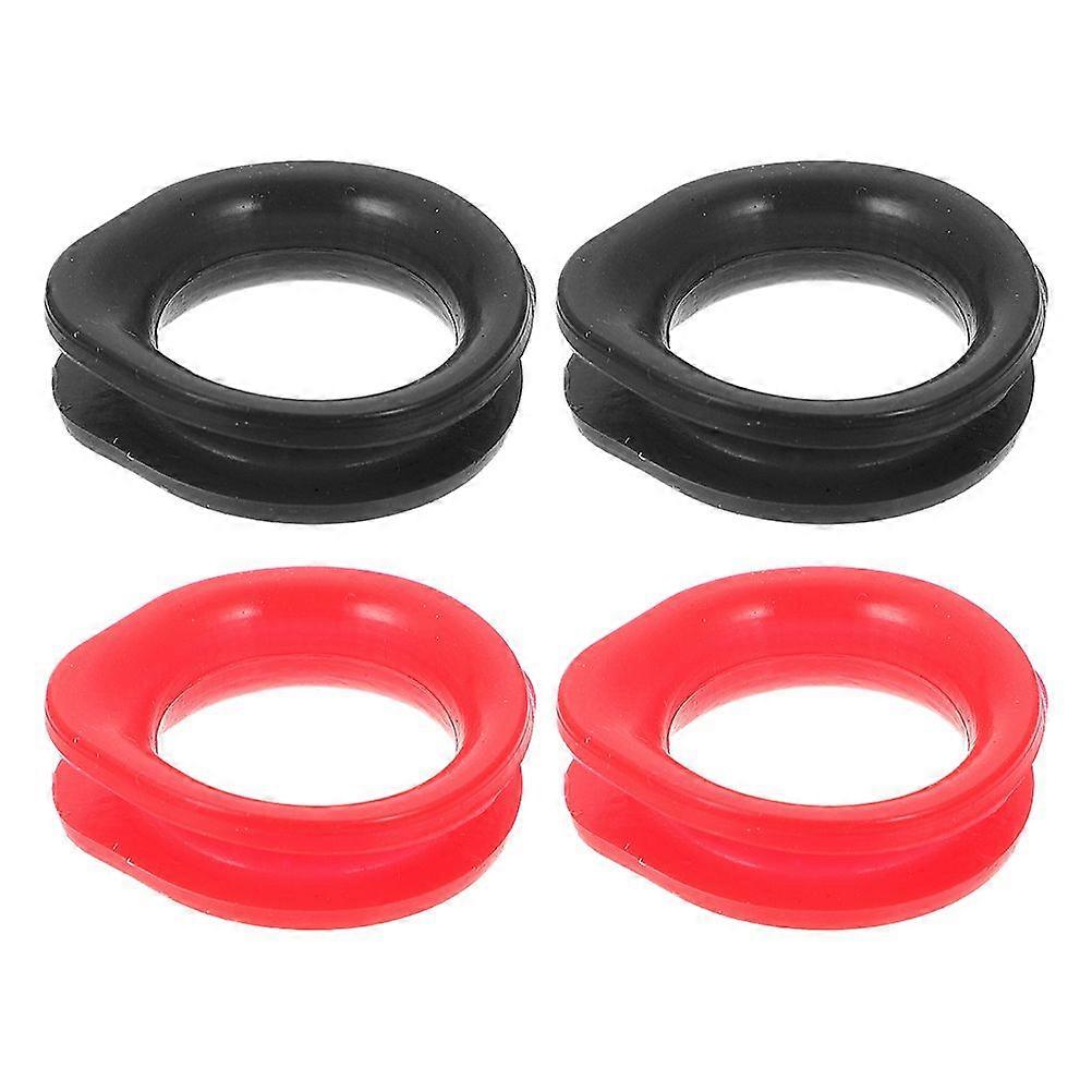 4pcs Scissors Silicone Finger Rings Scissors Accessories Shearing Finger Covers