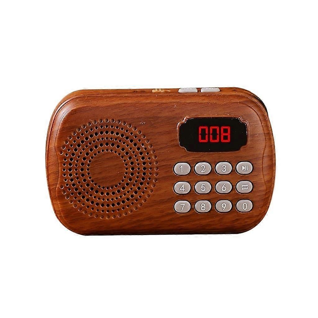Home Player Charging Small Music Machine Mini Card Add the speaker player 8cm white patch five -point star4