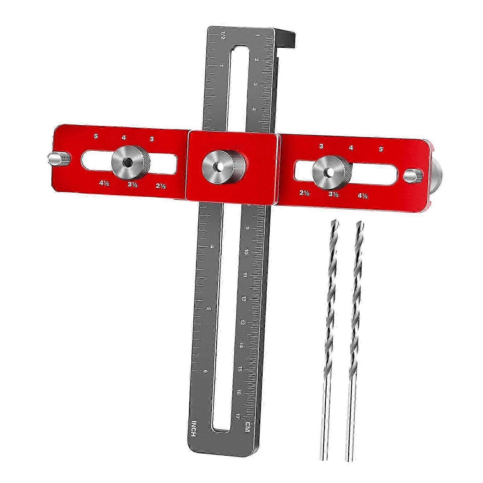 Adjustable Cabinet Drawer Handle Drill Guide Template for Precise Positioning Installation