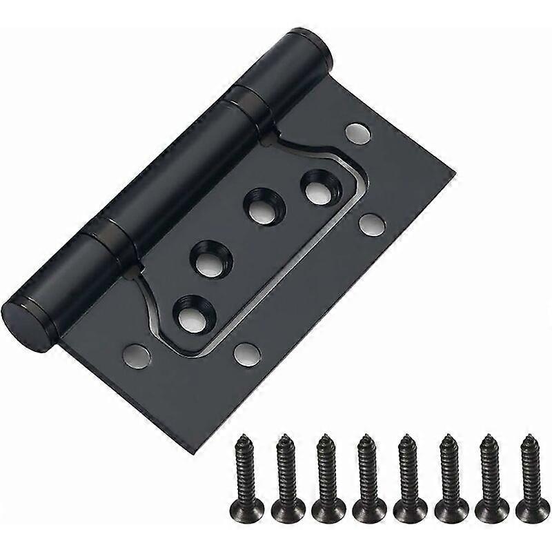 3pcs Stainless Steel Hinges, Rectangular Leaf 100mm Door Hinges