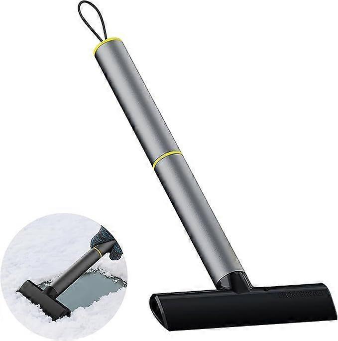 2-in-1 car snow shovel, scratch-free ice scraper, detachable multi-functional snow brush, window glass defrost and snow removal tool