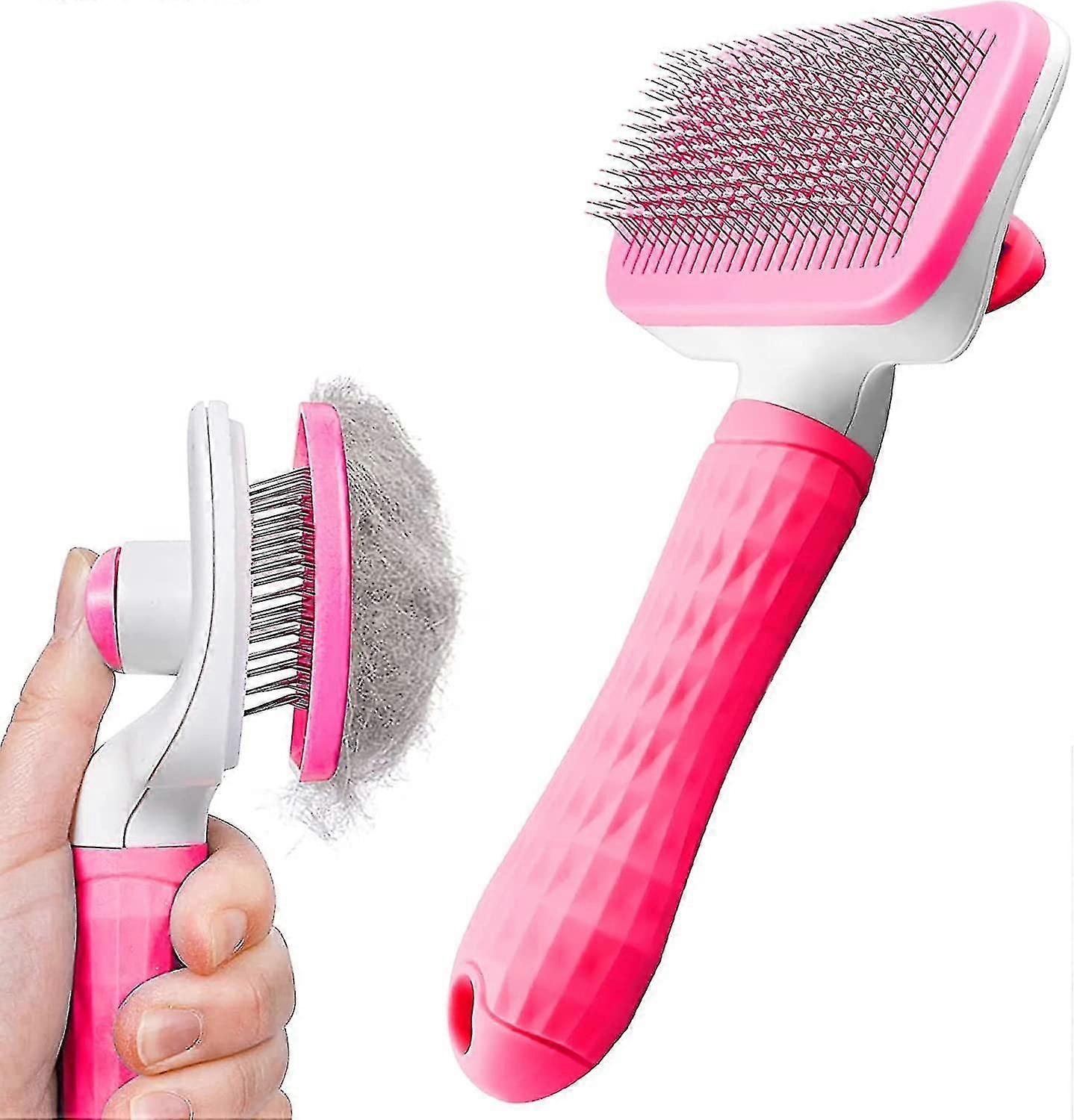 Crday Dog Brush Cat Brush Grooming Comb.self Cleaning Cat Brushes With Smooth Gift