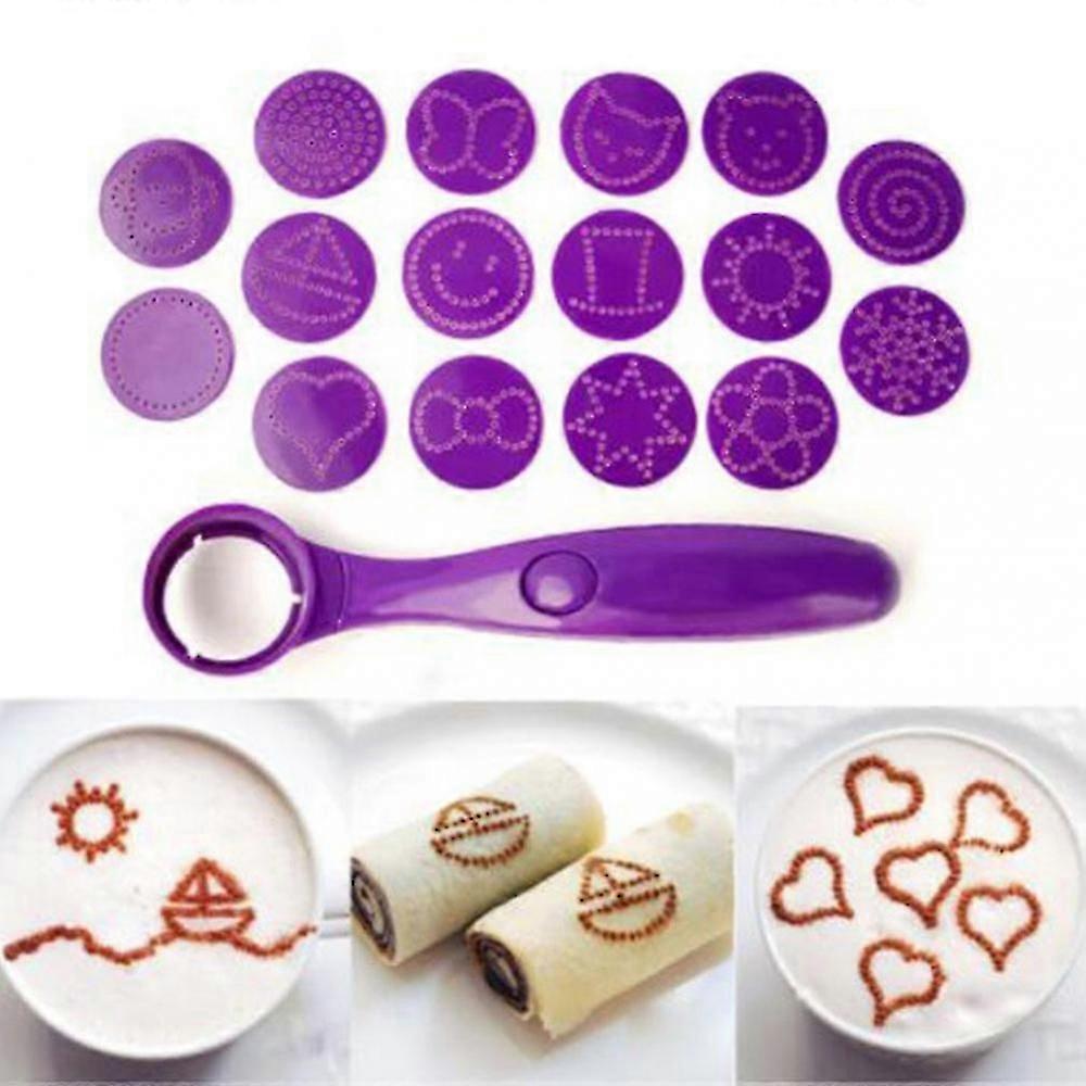 Framing Machine Coffee Pull Cake Framing Machine Electric Magic Coffee & Milk Tea Spoon