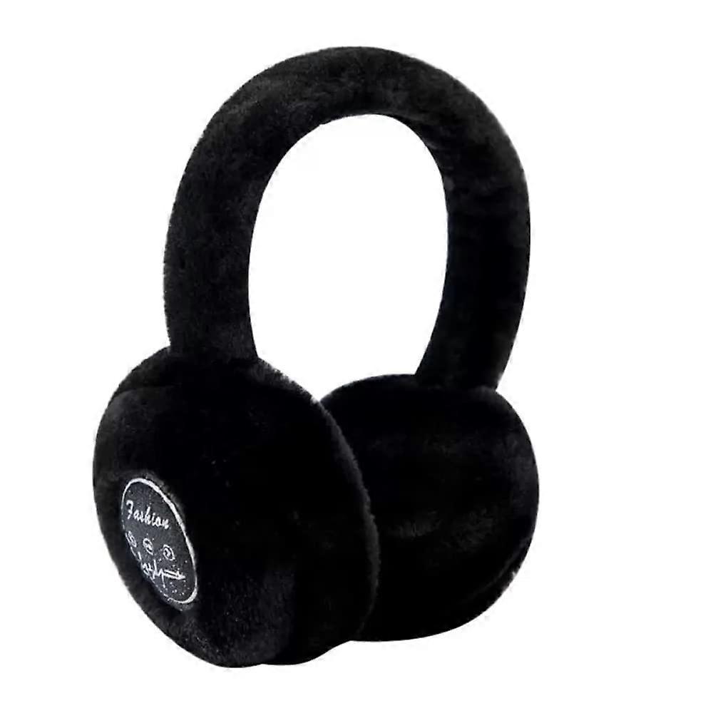Wireless Bluetooth 5.0 Over-Ear Headphones With Microphone, Rechargeable, Soft Fabric Earpads, Noise Cancelling, Black