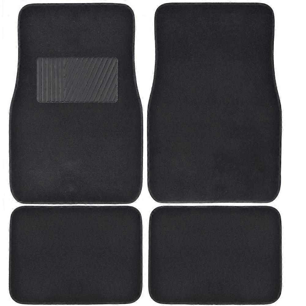 Premium Carpet Floor Mats for Car  Universal Fit, Extra Carpeting, 4 Piece