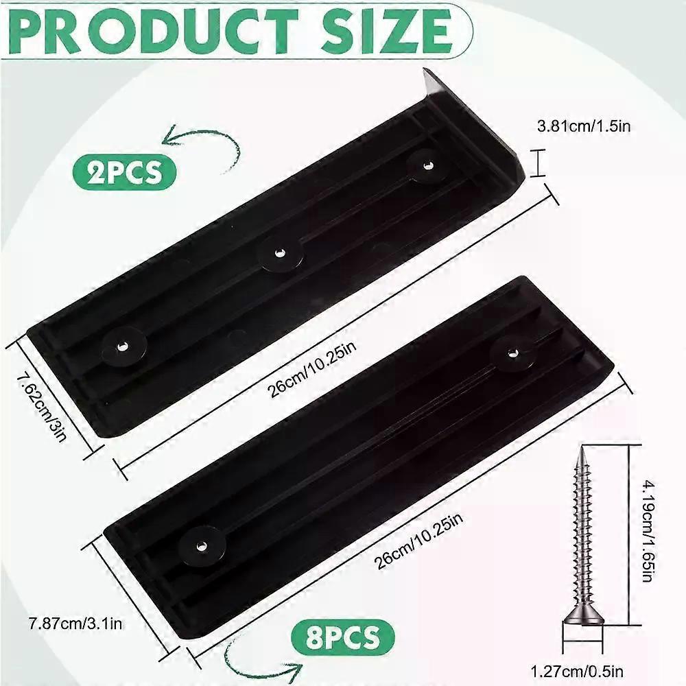 Boat Trailer Bunk Slides 3X10 In Boat Trailer Bunk Slicks Heavy Duty Boat Trailer Glide Bunk Enders for Launching & Loading Boat