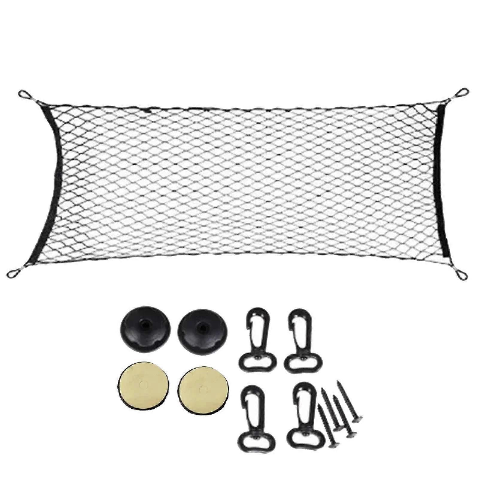 Car Cargo Net Hyundai Bayon 2021-2025, Rear Trunk Storage Mesh Bag, Car Trunk Net Compatible With Bayon