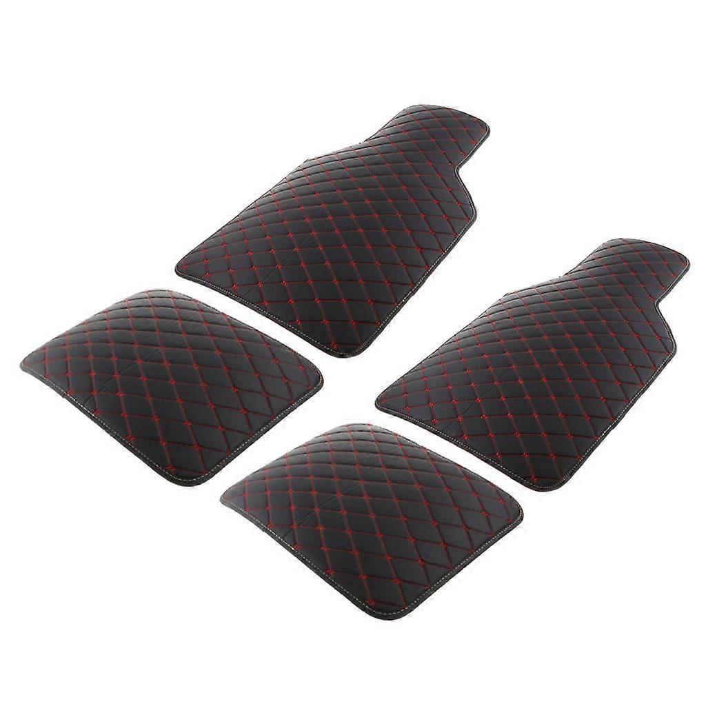 4Pcs/Set PVC Waterproof Universal Mats SUV Carpet Front Mat