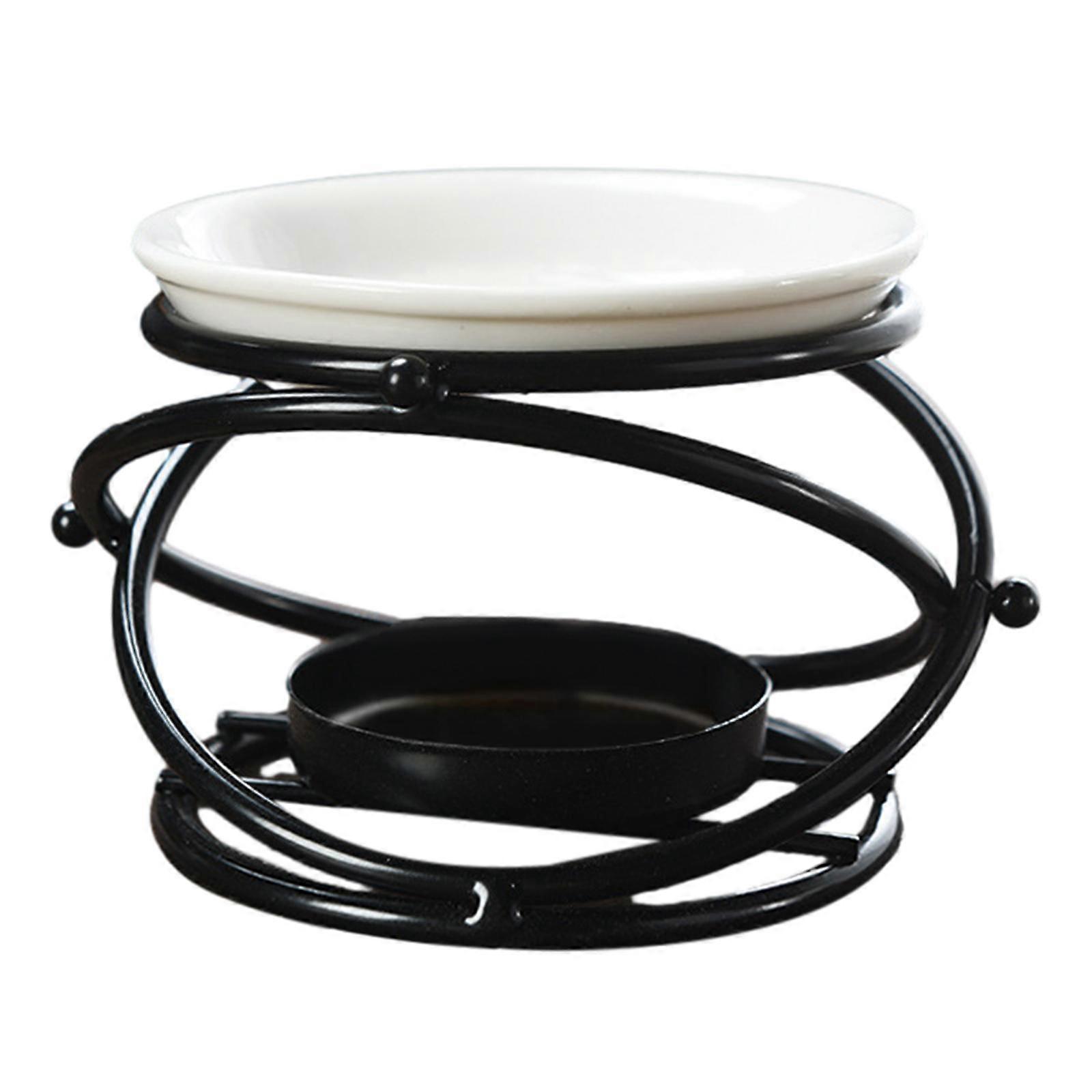 Essential Oil Burner with Ceramic Bowl - Relaxing Fragrance Diffuser for Home