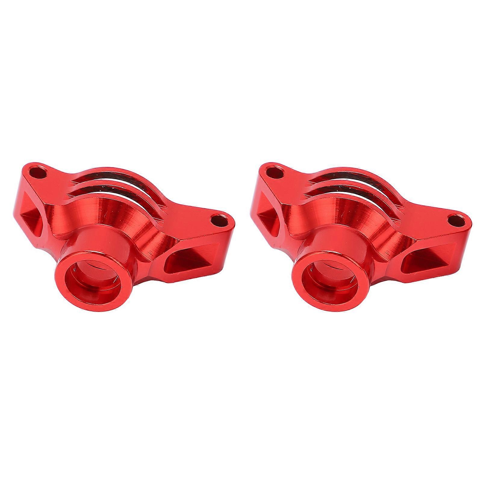 1/10 RC Rear Steering Cup Aluminum Alloy Aluminum Alloy Rear Steering Knuckles for Tamiya TT02Red