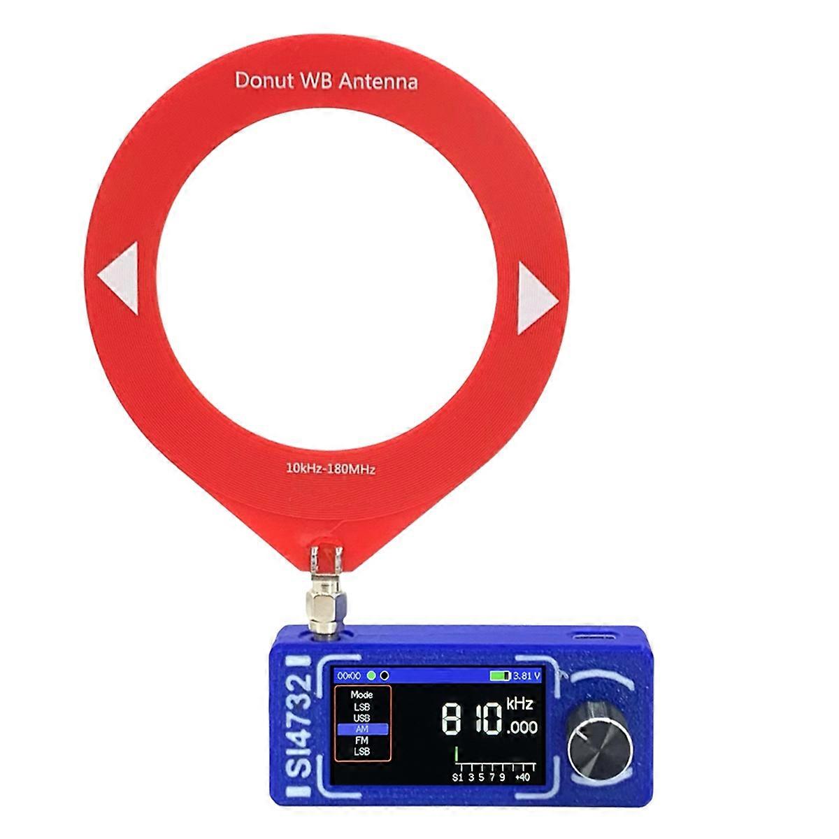 SI4732 Allband-Radioempfänger 0,5-108 MHz FM AM SSB LSB USB ESP32-S3 Radio HF SW MW VHF Radio mit