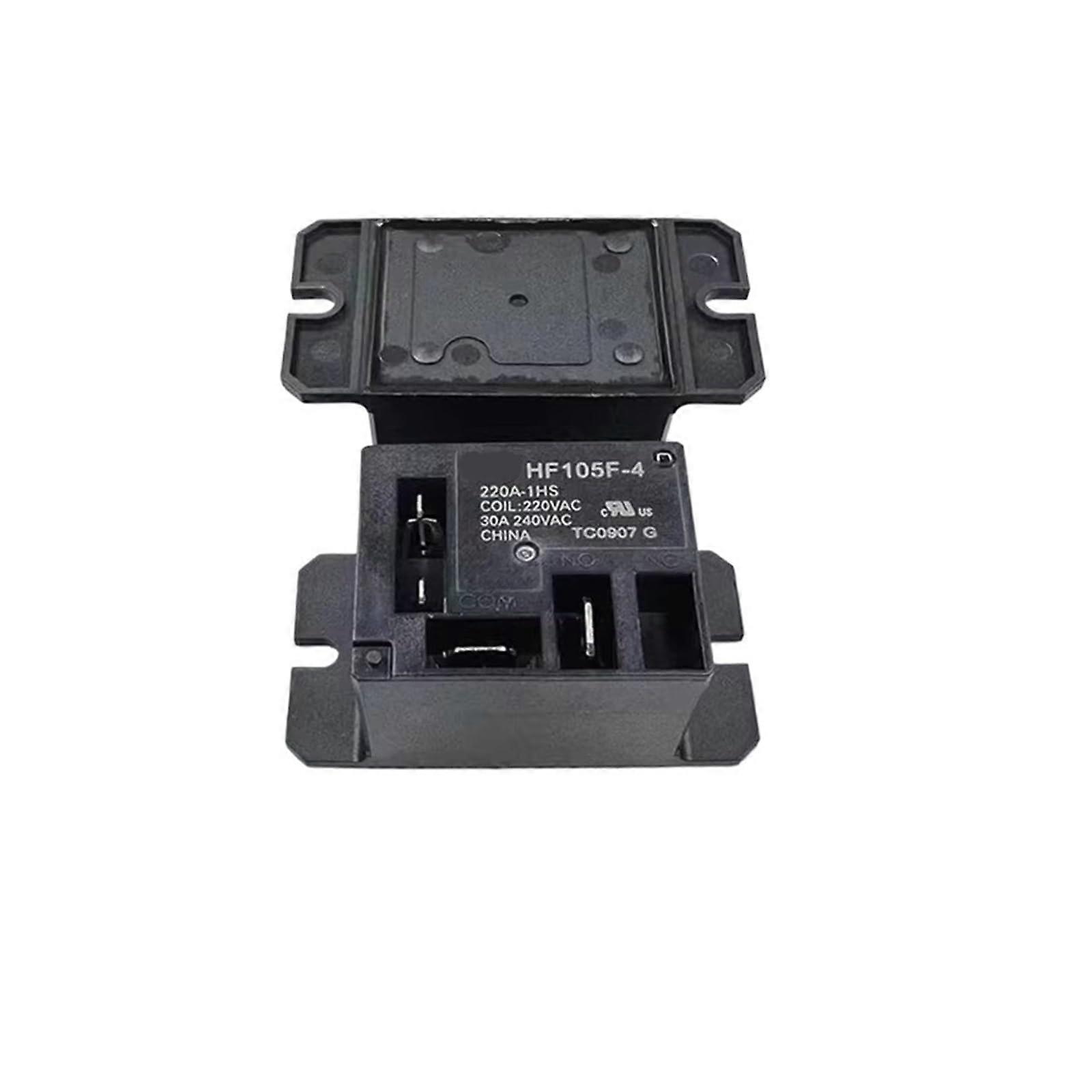 Air Conditioning Relay JQX/HF105F-4 220A-1HS 30A 4-Pin 220V Compatible with AC Systems