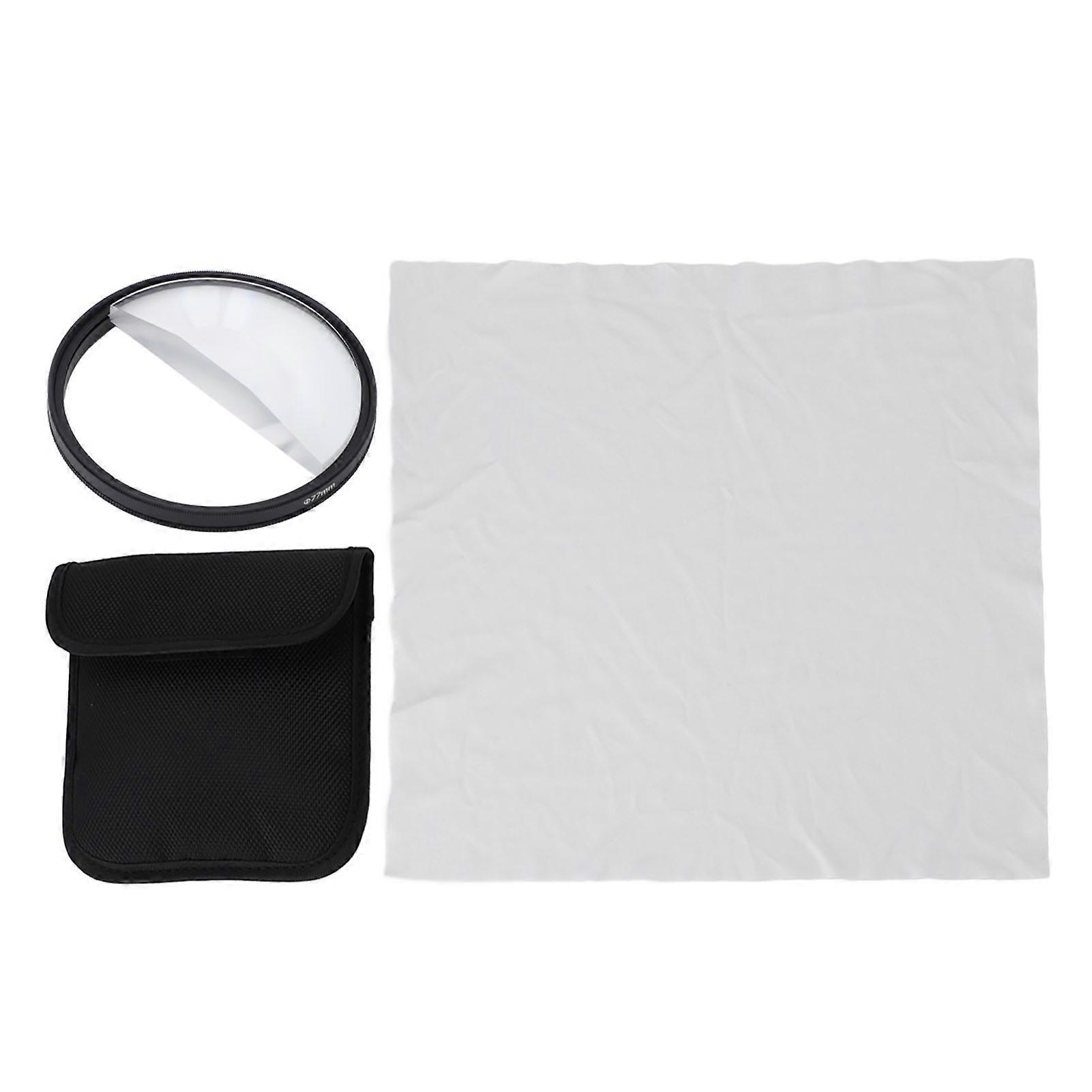 77mm Camera Lens Half Distortion Filter - Create Unique Effects, MRC Coated, Waterproof