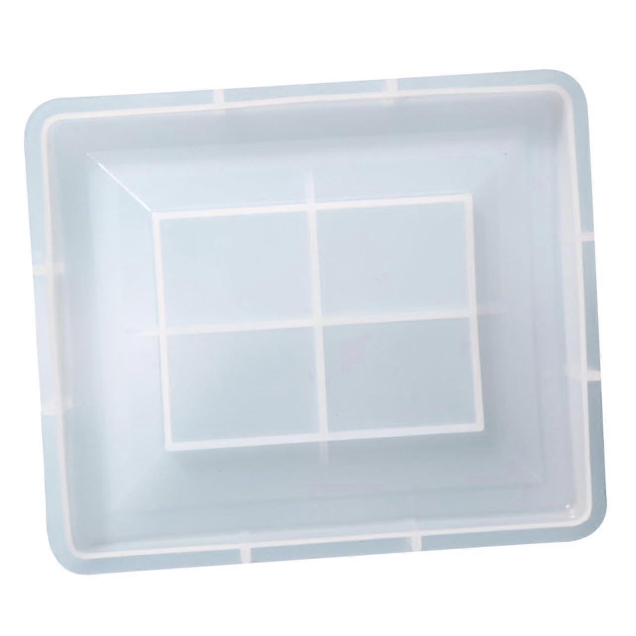 Mold Picture Frame DIY Crafts Molds for Resin Art, Photo Display, 4x6 Inches, Flexible Silicone Material