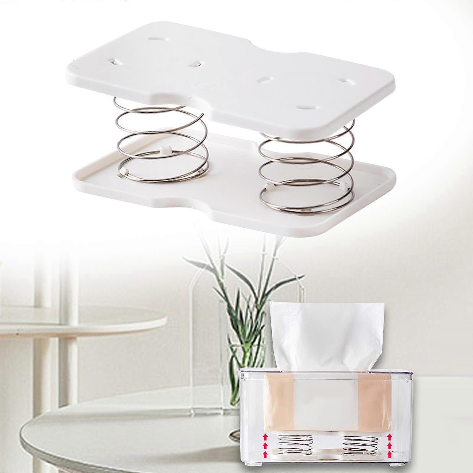 6x Tissue Box Spring Holder Spring Bracket Holder Lifting Tissue Automatic