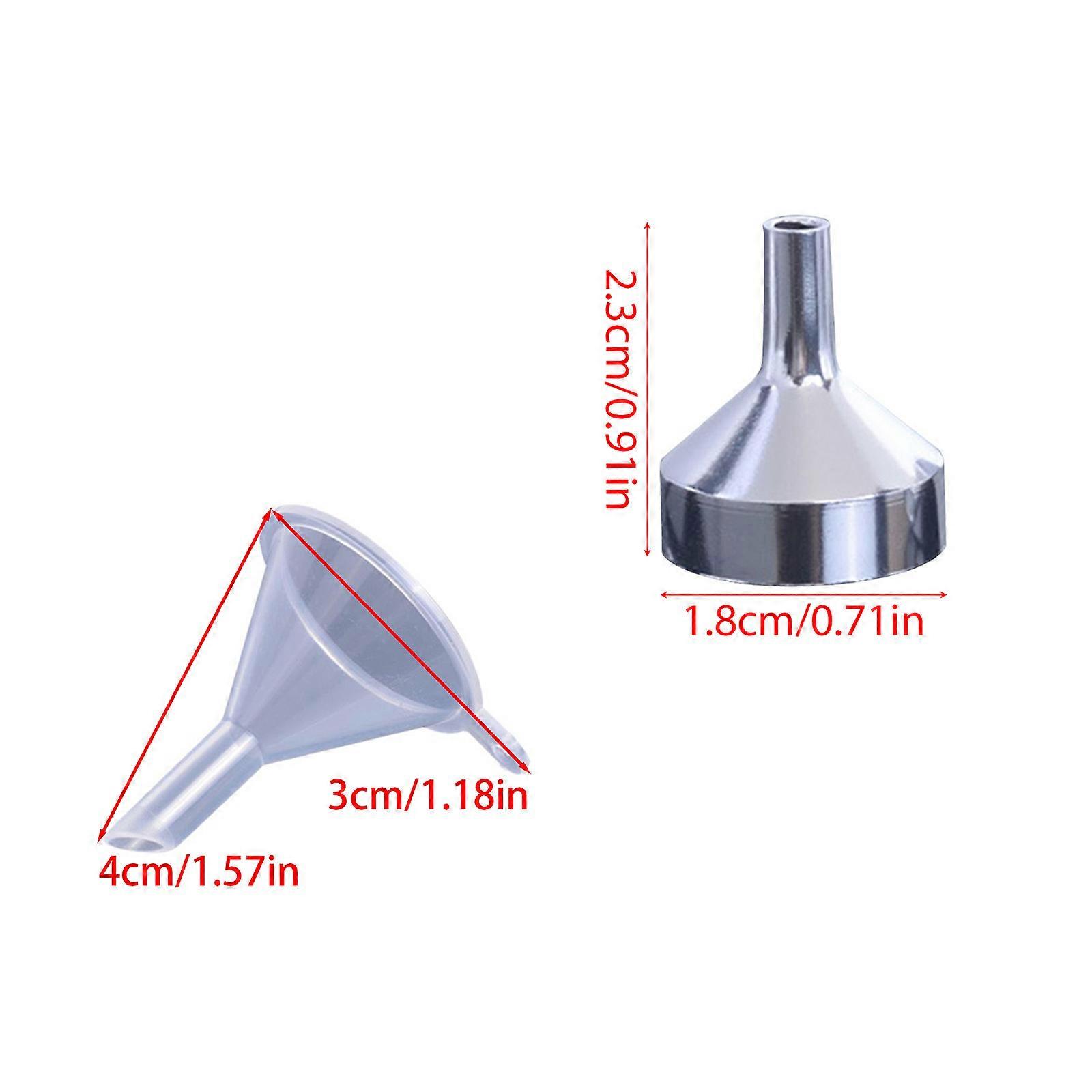 Mini Liquid Funnel Portable Essence Powder Dispenser Practical Gadget for Lab Bottles Sand Art Perfumes Spices Device  Plastic PP