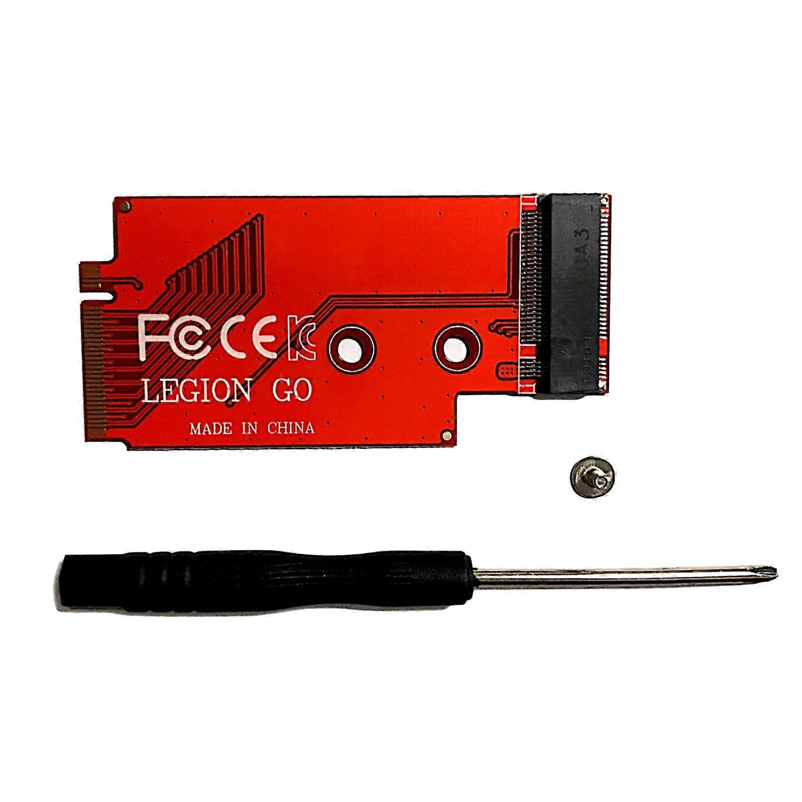 for Legion Go Modification Board M.2 NVME Adpater for NVMe SSD Transfercard Modification Board  Red