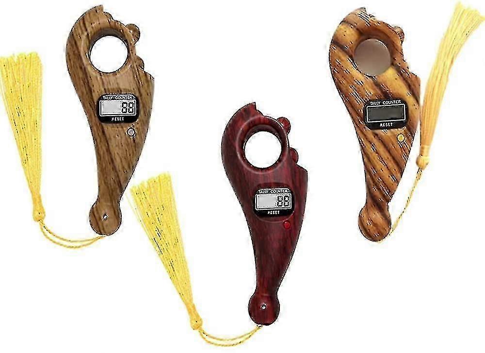 3pcs Digital Bead Counter, Digital Finger Counter, Buddha Bead Counter