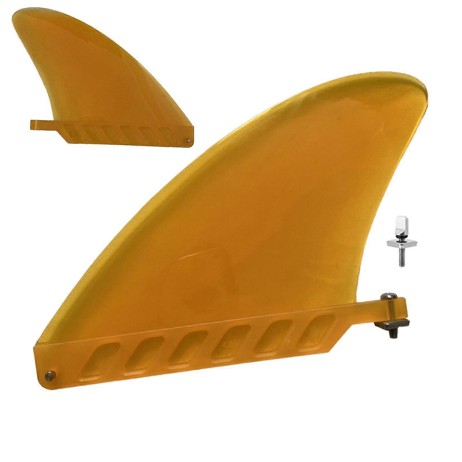 Paddleboard Replacement Fin Watershed Style Flexible Paddle Board Fin Wear-Resistant Surf Fin Orange