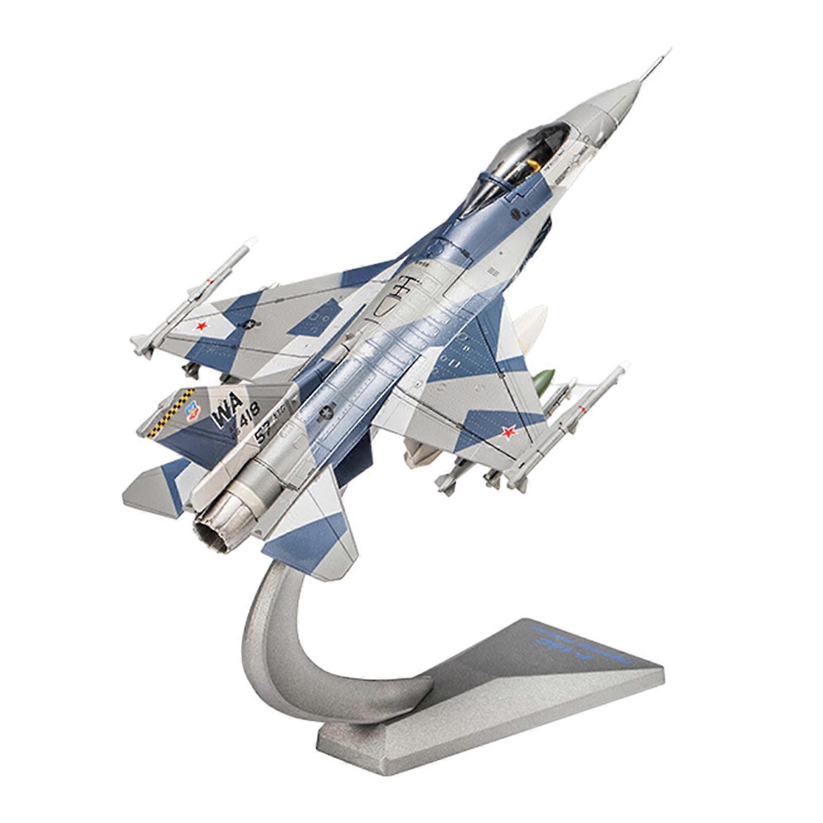 1/72 F16C Transport Aircraft Diecast Alloy Fighter for Shelf Office Home