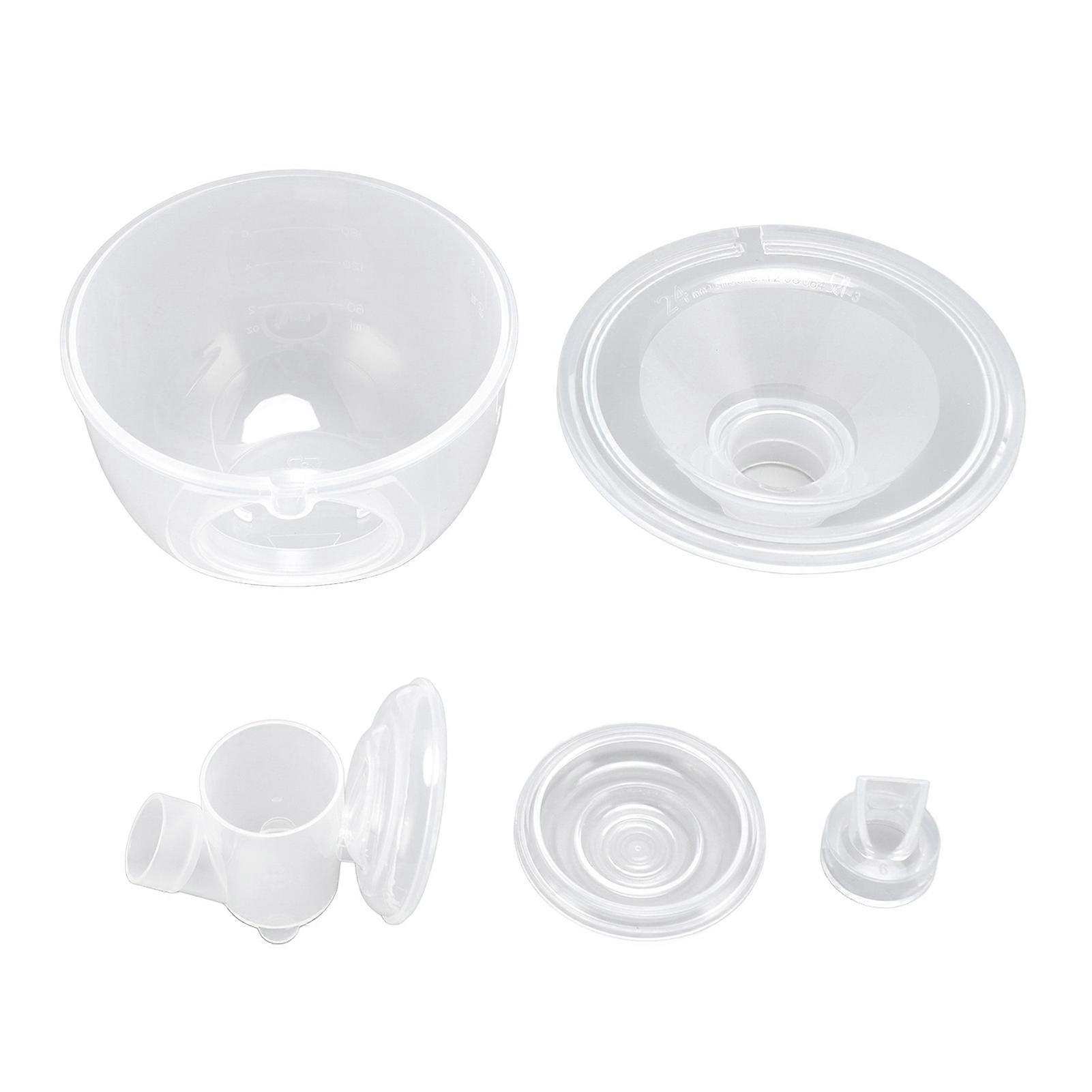 Ensemble de tire-lait portable pour une efficacité accrue, valve à bec de canard, inserts de bride pour tire-lait S9, S10, S12, 24 mm/0,94 po