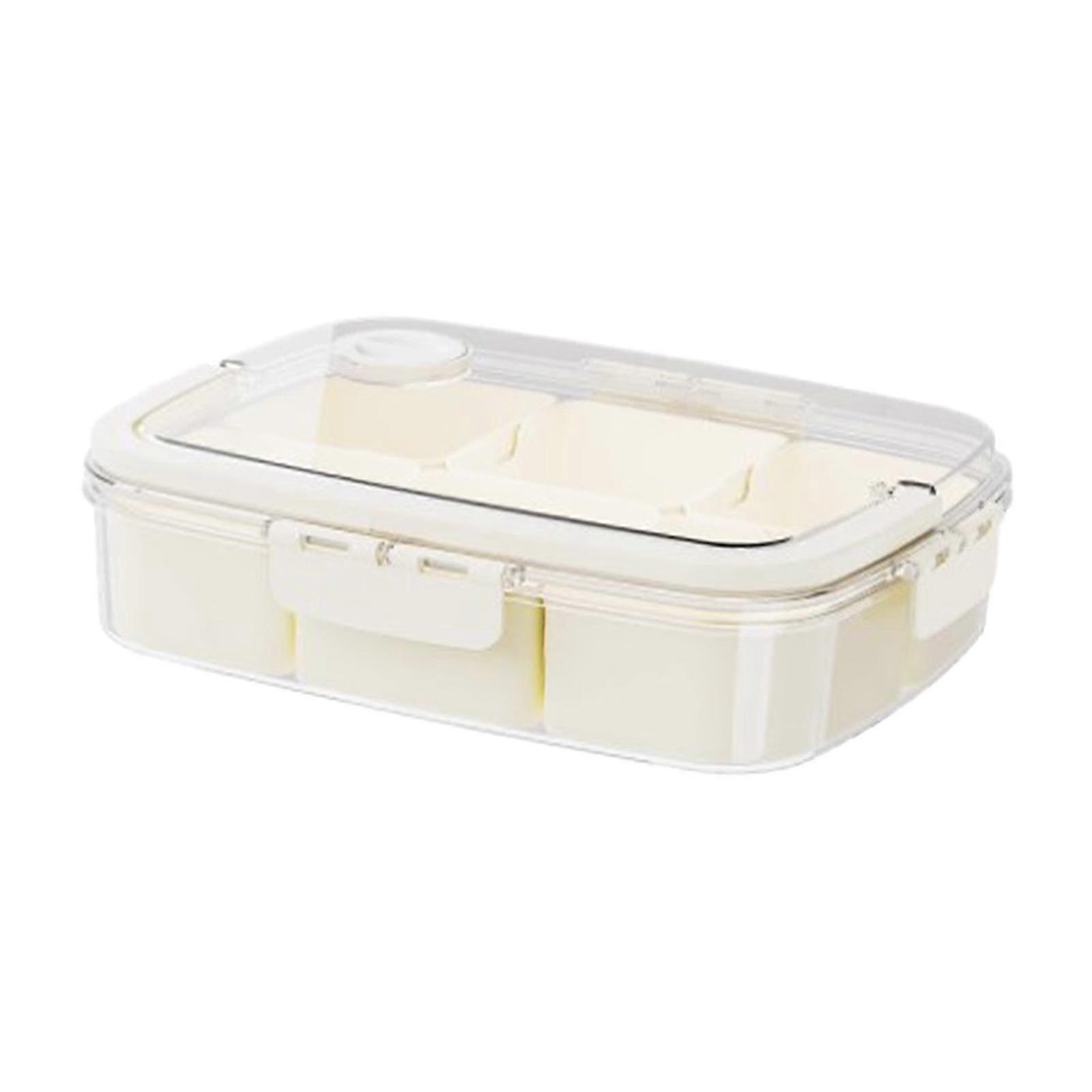 Multifunctional Portable Food Serving Tray with Lid, Ideal for Camping with Excellent Sealing Features
