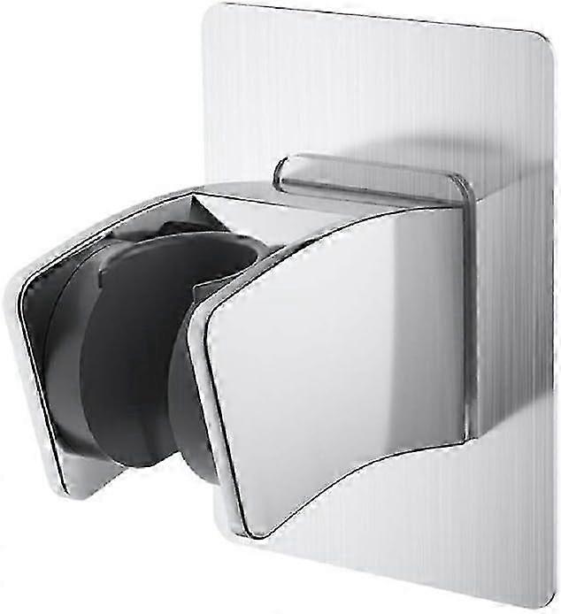 Adjustable Suction Wall Mount Adhesive Stick Patch for Children's Plastic Tub in Brushed Chrome Finish