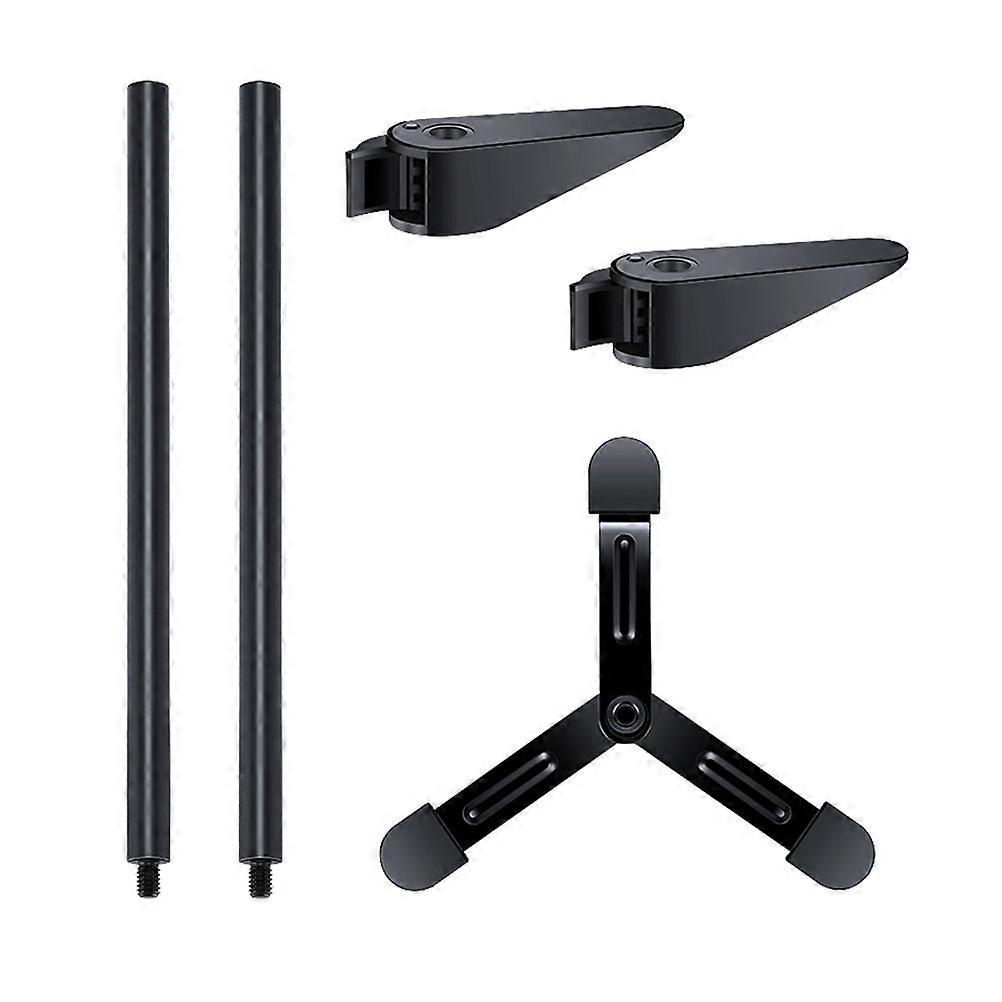 Black Adjustable GPU Support Bracket for Computer with Aluminum Alloy and ABS Strong Bearing Weight 1 Piece