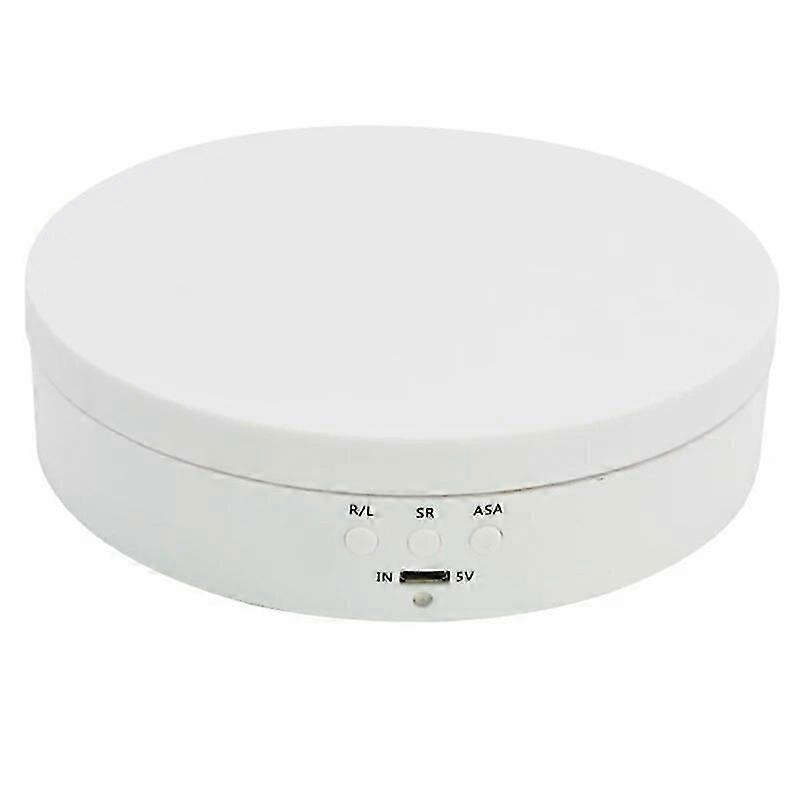 3-Speed Electric Jewelry Display Stand - Battery Powered Rotating Turntable