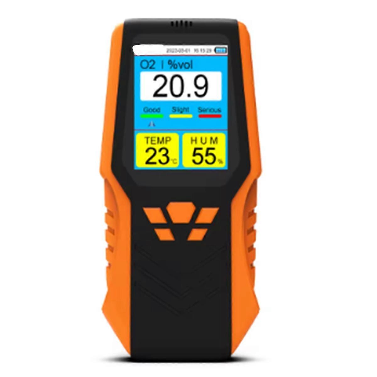 Handheld Oxygen Air Quality Monitor High Precision Temperature Humidity O3 Sensor Gas Detector Indo
