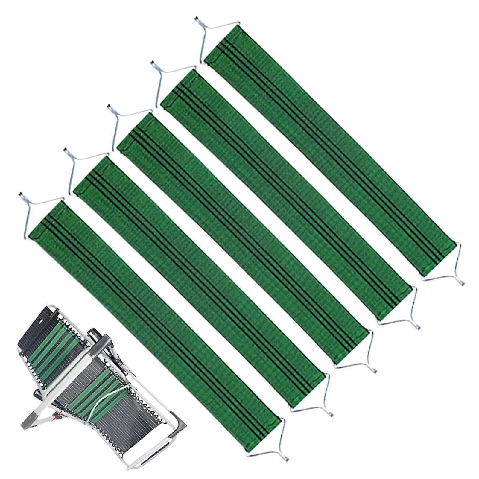 Replacement Rope, Recliner Laces Set, 16.93 x 1.97 Inches, Strong Load Bearing, Repair Part for Garden, Patio, Furniture Fix Green