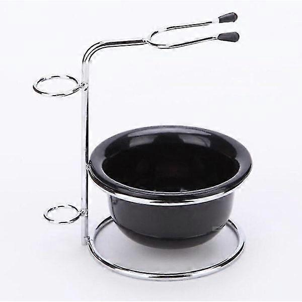 Shaving brush with stand for men