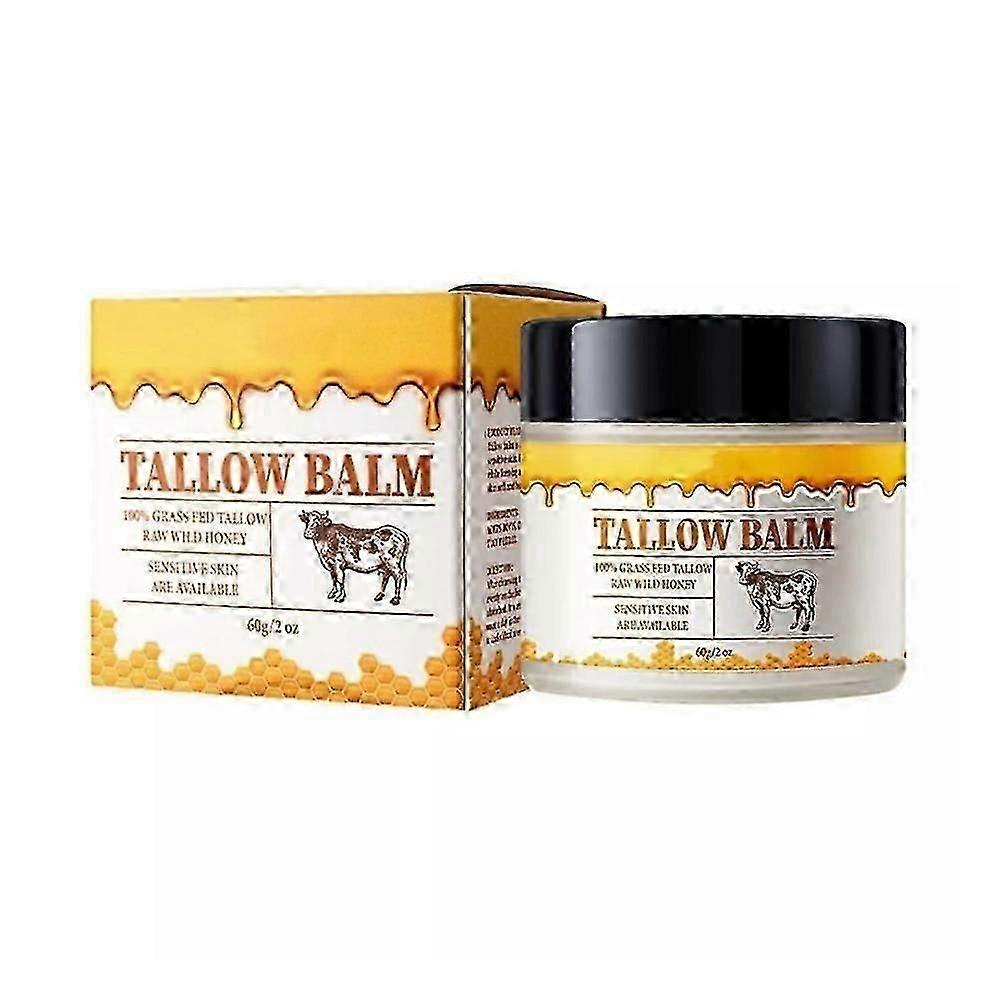 Grass Fed Beef Tallow Face Body Moisturizer Cream | Natural Whipped Balm