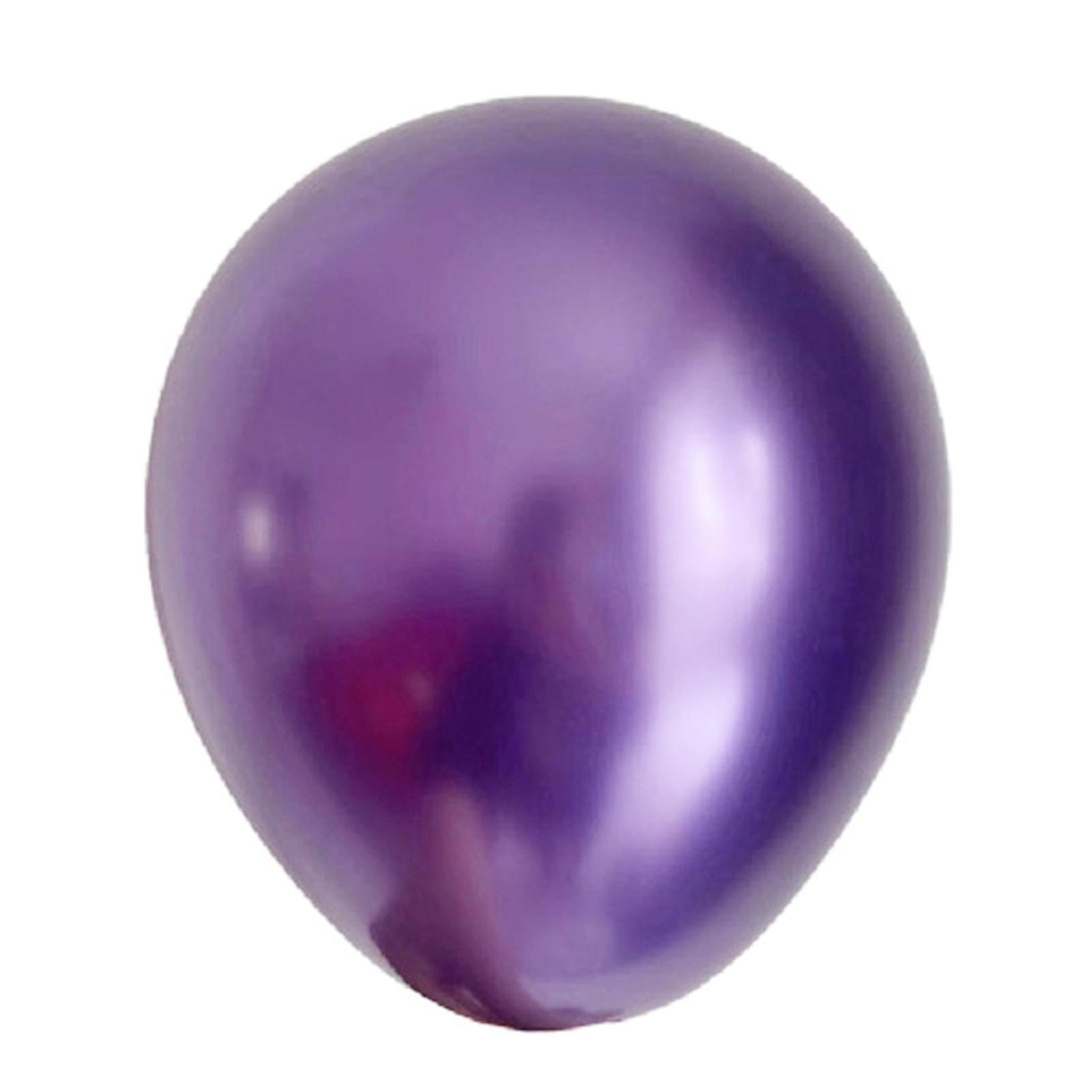 Metallic Purple Party Balloons Purple Party Balloons Chrome Metallic Bright Color For Photographing Backdrop Party Decoration