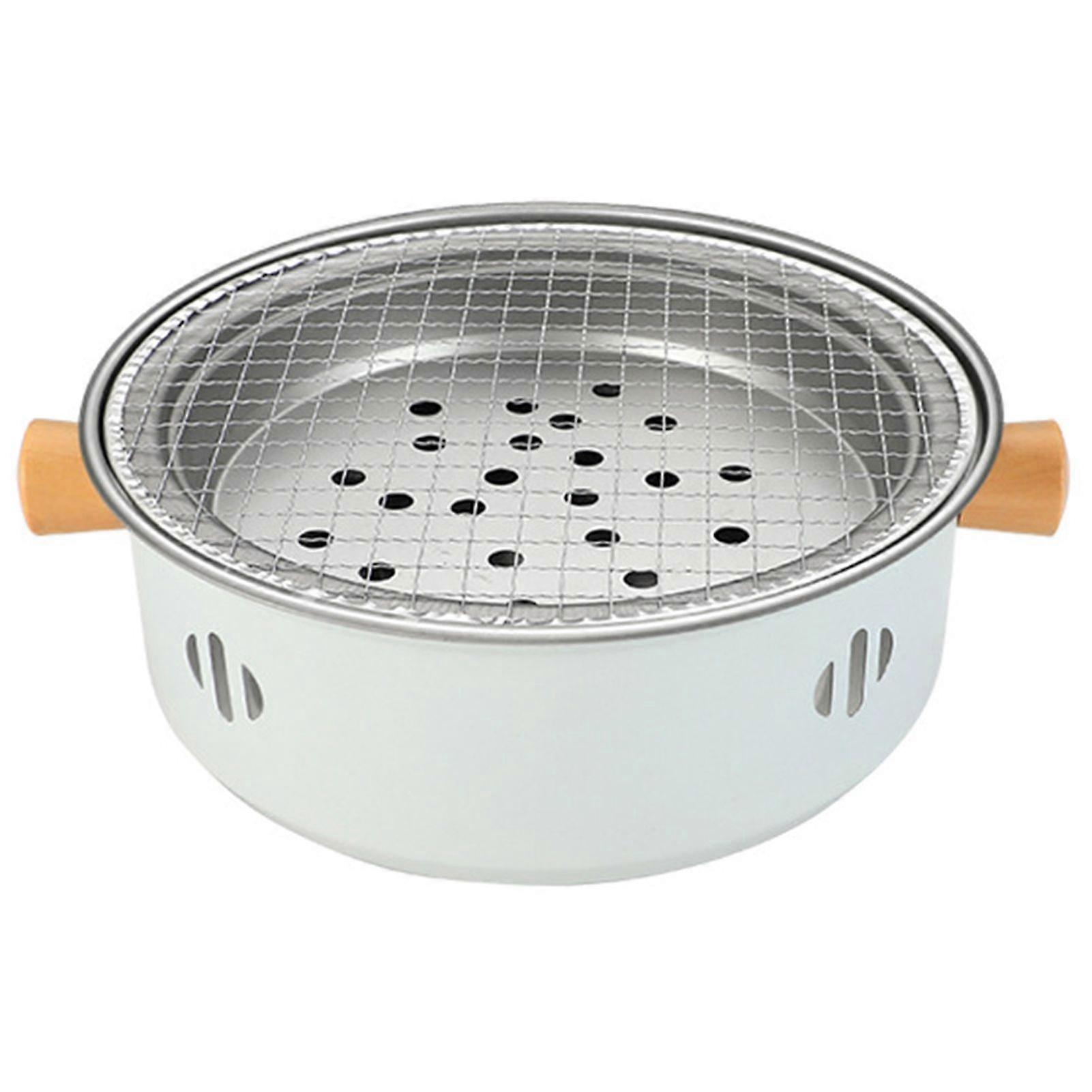 Charcoals BBQ Stove Portable Charcoals Grills Compact Small Round Tabletop Grills for Outdoor BBQ Camping