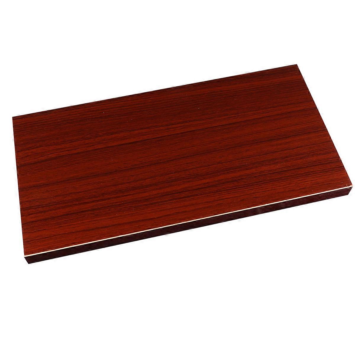 Single Layer Mount Shelves Magazine Rack Teak Color 40x20x2.5cm 1Piece