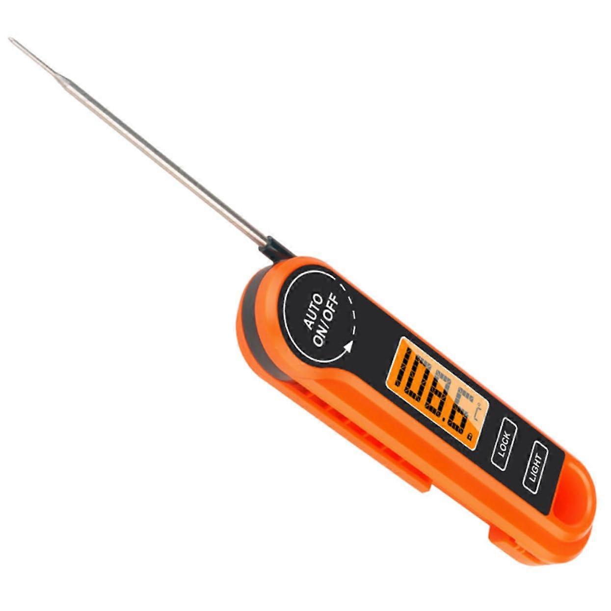 Food Thermometer Digital Meat Probe for Cooking, Grilling, and Smoking – Instant Read, Waterproof, Accurate Temperature Test Tool