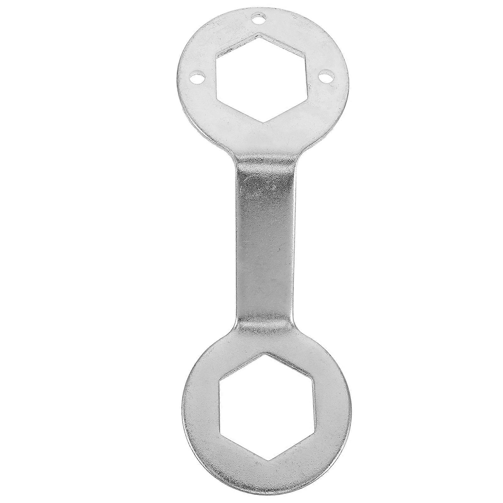 Washer Spanner Wrench Spanner Replacement Installation Tool Double-Ended For Maintenance Tasks 20.00X5.00X0.50CM Silver 1Pack