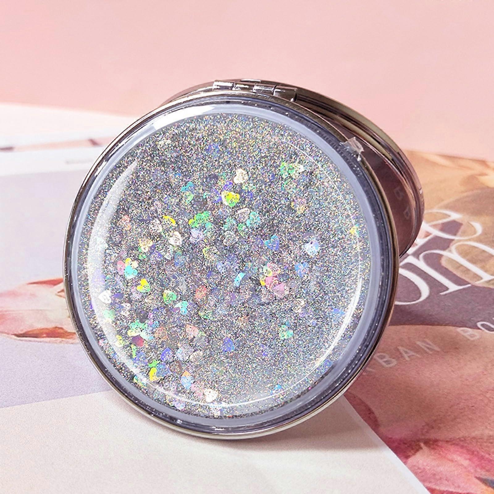 Chic Hand Mirror Bags Mirror, Square and Round Shape Pockets Mirror, Vanity Makeup Mirror for Gifts Ref: 7456