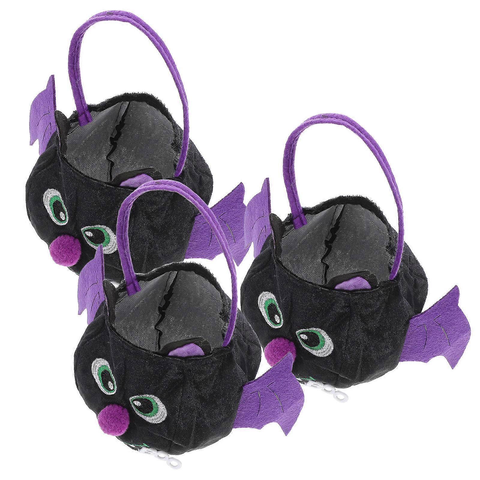 Candy Carrier Bag Halloween Accessory Multi 25.00X23.00X2.00CM 3Pcs