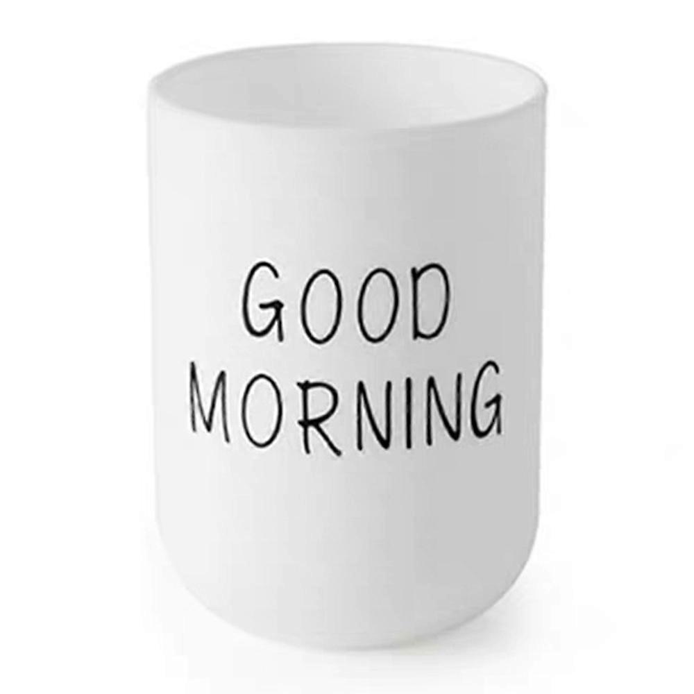 330ml和風の文字デザインPP歯ブラシホルダーコンテナバスルームリンスカップ