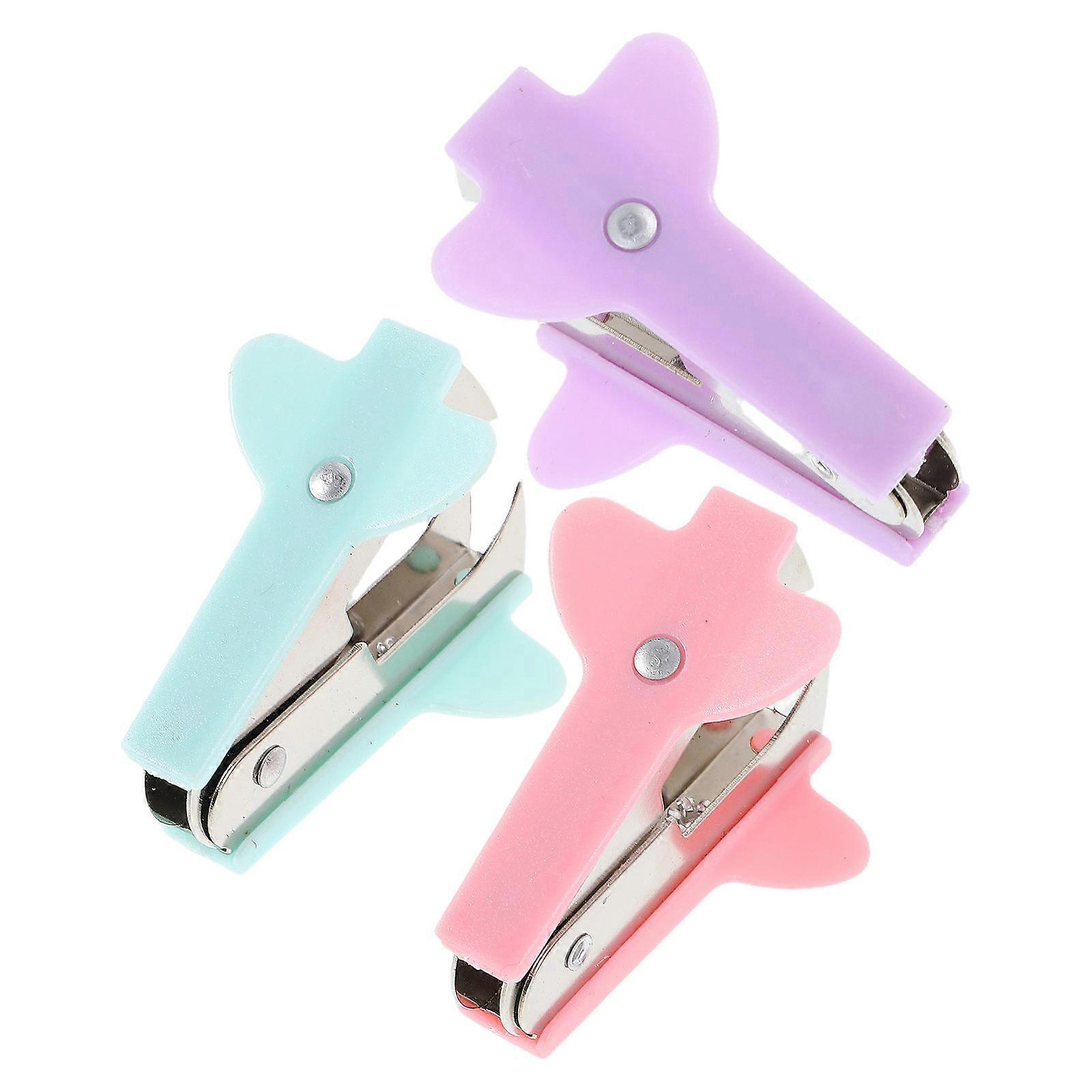 Compact Plier Stapler Small Staple Removal Tool Perfect for Travel Size in Office School 3Pack