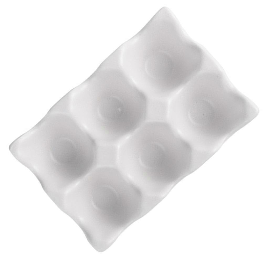 Egg Box Shockproof Ceramic Egg Holder For Fridge Door 1Pack