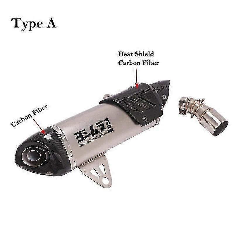 Suitable Kohle faser fr BMW C400 C400X C400GT 2018-2020 2021 Motorrad Auspuff Systeme Rohr Mid Link Rohr Schall dmpfer DB Killer