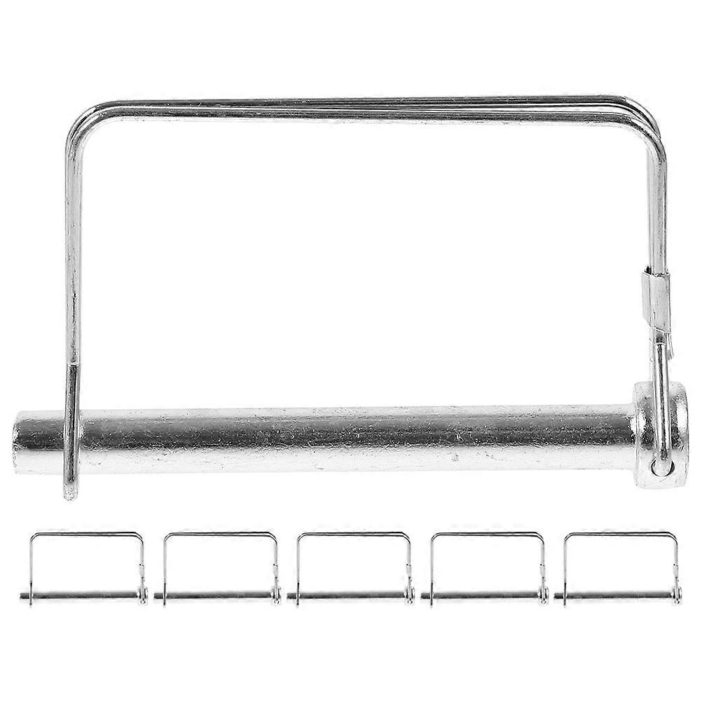 Safety Locking Pin Trailer Hitch Lock Pin Vehicle Tow System 6Pcs Enhanced Driving Safety Round Shaft