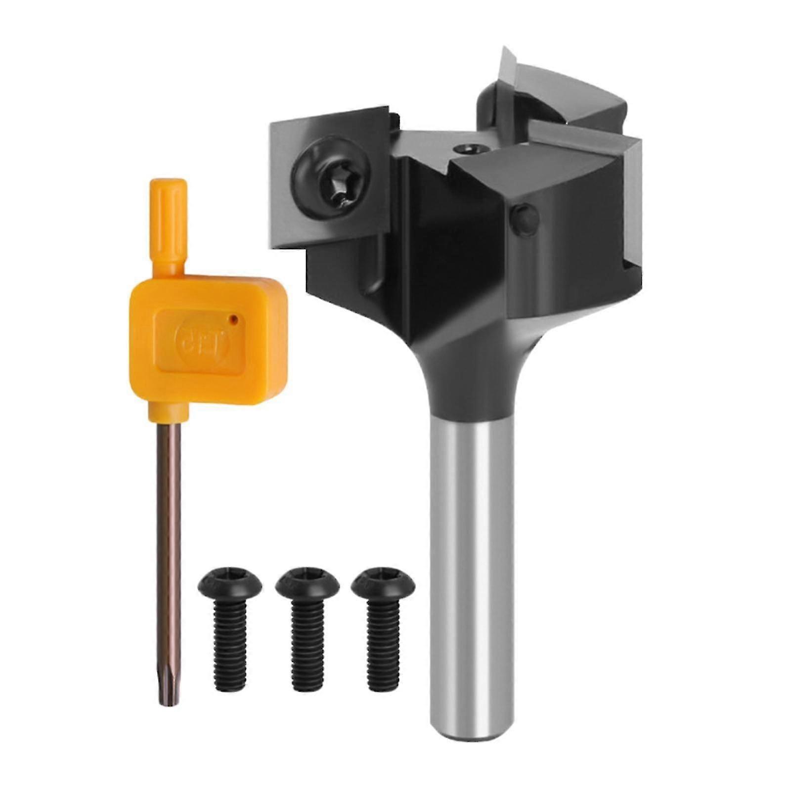 CNC Spoilboard Surfacing Router Bit for Carpenter Carving Woodworking Tools 8mm Shank