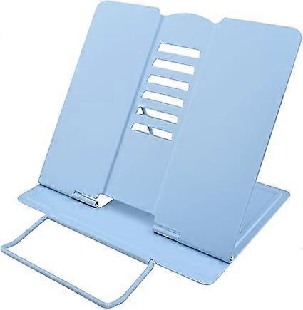 Metal Book Stand Folding Reading Stand Anti-Slip Adjustable Desk