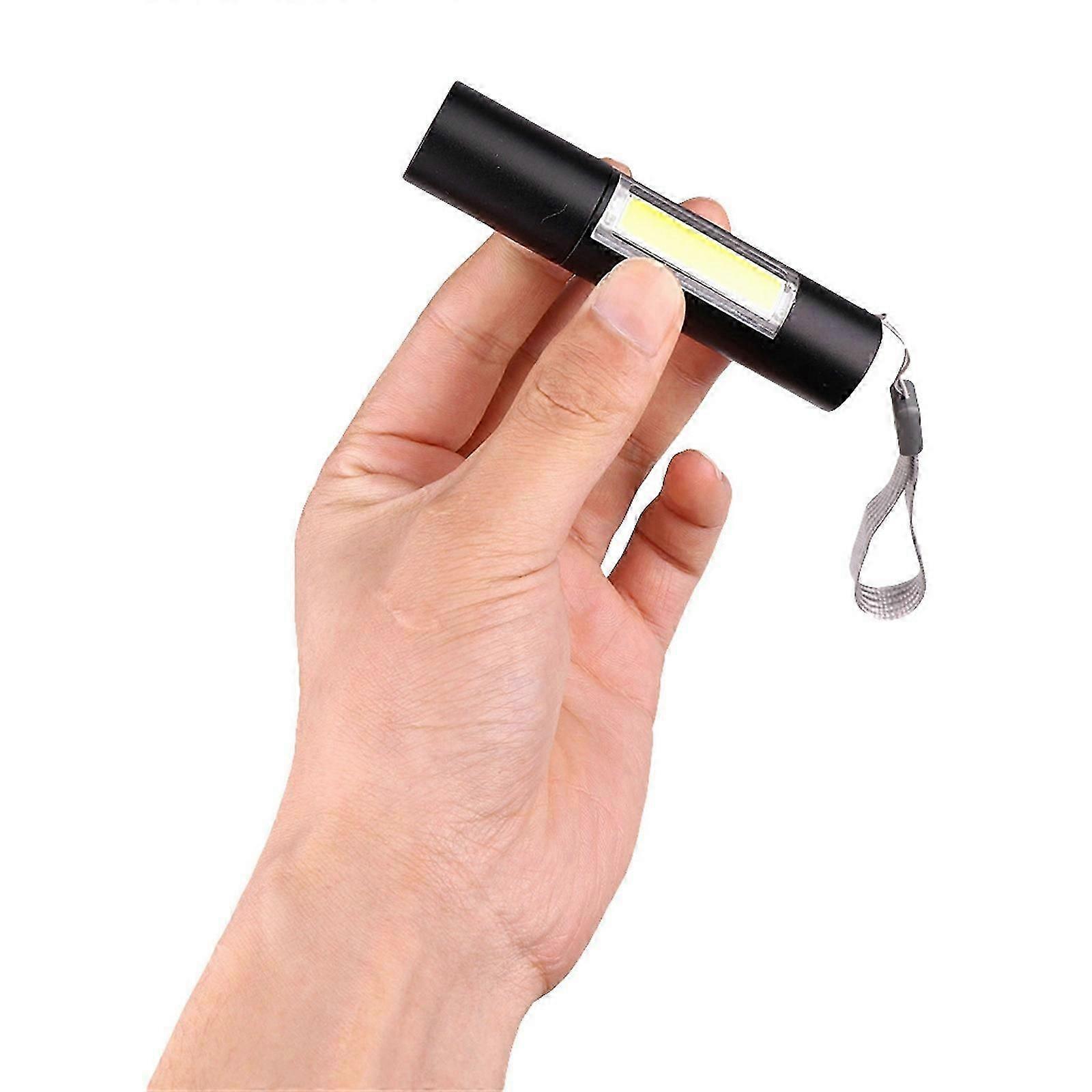 COB Flashlight Lighting Flashlight Handheld Mini Flashlight Household