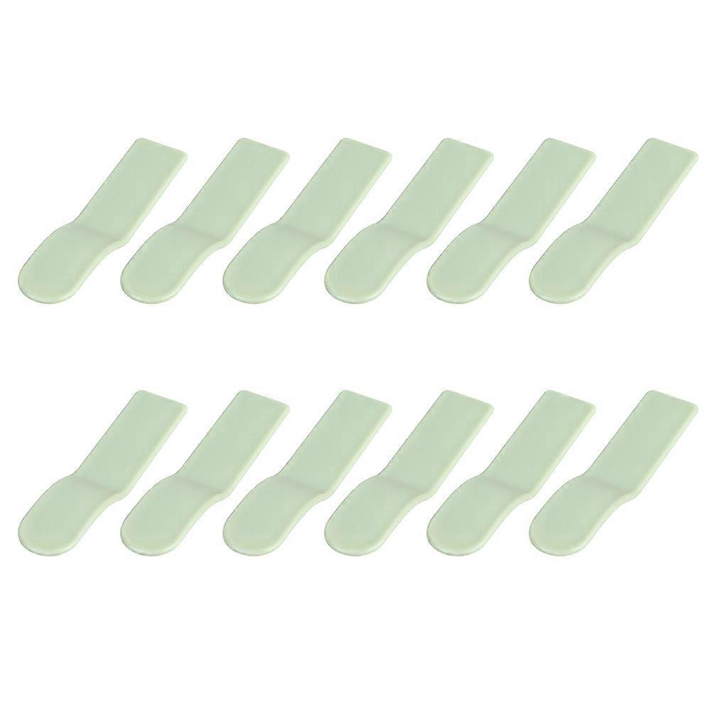 Toilet Seat Lid Lifter Handle Portable Toilet Seat Lifter Home Use Green 12Pcs