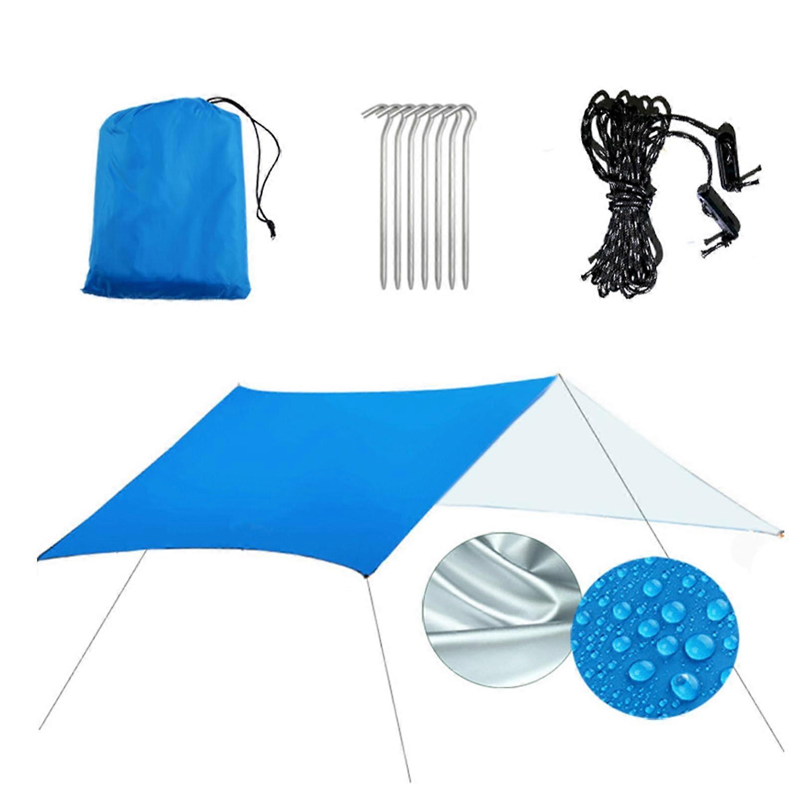 Large Bean Green Plan Set Shelters Coverings PART TENT STABLE RAINPROOF FOR BEACH ACTIVITY Blue